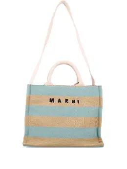 Marni logo print tote bag 29513637