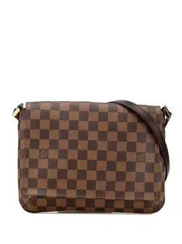 Louis Vuitton 2003 Damier Ebene Musette Tango Long Strap crossbody bag 29526663