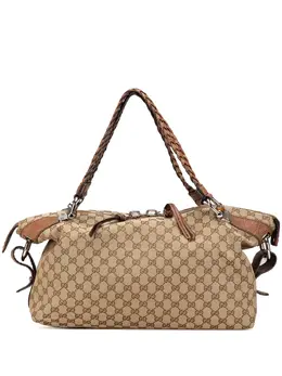 Gucci 2000-2015 Medium GG Canvas Bamboo Bar tote bag 29527517