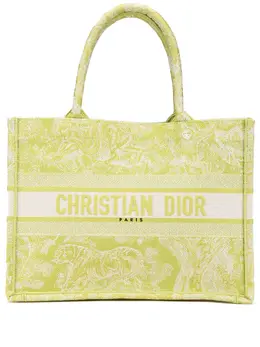 Christian Dior 2021 Medium Canvas Embroidered Dioriviera Toile De Jouy Book tote bag 29558994