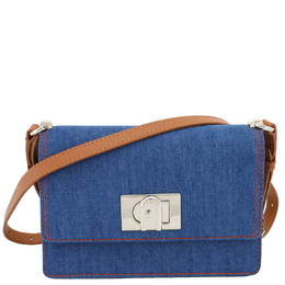 Furla Mini Denim Logo Clasp Shoulder Bag wb01237bx15422676s1007