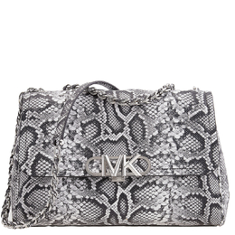 Michael Kors Parker Snake Embossed Leather Shoulder Bag 30h3s7ps3e001