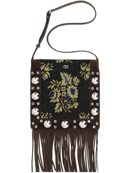 Valentino Garavani Nellcôte jacquard shoulder bag 25712558