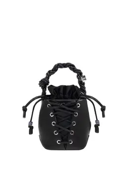 Ganni recycled-leather tote bag 29470503