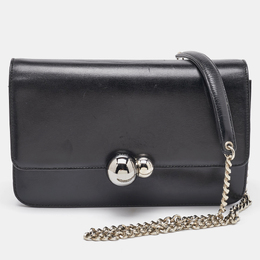 Christian Dior Black Leather Tribale Promenade Flap Shoulder Bag 1124909