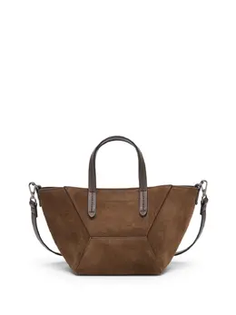Brunello Cucinelli mini BC Duo leather cross body bag 26874324