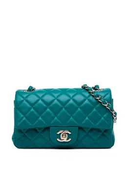 Chanel 2017-2018 Mini Rectangular Classic Lambskin Single Flap crossbody bag 29602374