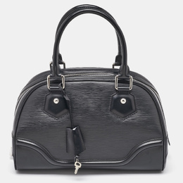 Louis Vuitton Black Epi Leather Bowling Montaigne PM Bag 1125076