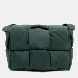 Bottega Veneta Green Nylon Padded Tech Cassette Bag 1125488