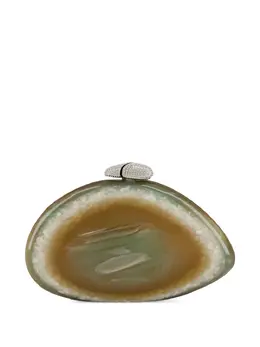 Benedetta Bruzziches Ariel geode-effect clutch bag 28611195