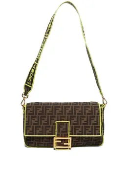 Fendi 2010-2020 medium Zucca-canvas Baguette cross body bag 29558102