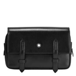 Montblanc Meisterstuck Leather Messenger Bag - Black 129670