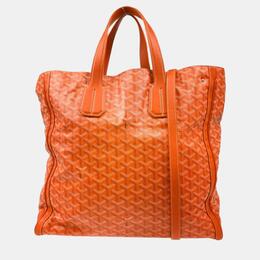 Goyard Orange PVC Sac Voltaire Tote Bag 1127488