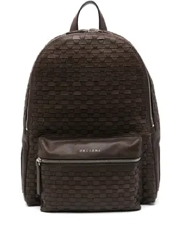 Orciani woven leather backpack 28681870