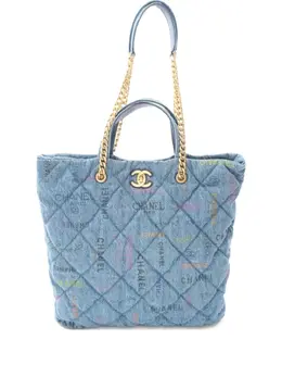 Chanel 2021 denim shoulder bag 29598180