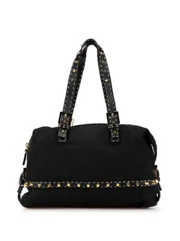 Fendi 2000-2010 Selleria Studded Canvas shoulder bag 29624546