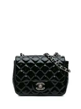Chanel 2013-2014 Mini Square Classic Patent Single Flap crossbody bag 29626323