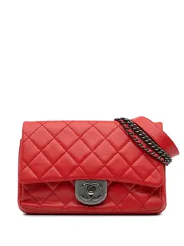 Chanel 2016-2017 Small Quilted Goatskin Double Carry Waist Chain Flap satchel 29627197
