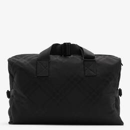 Burberry Black Check Jacquard Weekend Bag 8083440