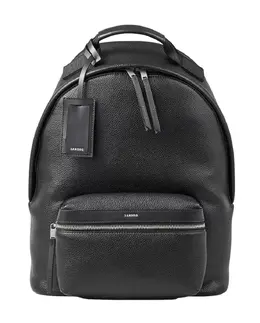 Мужской рюкзак из ткани с покрытием черного цвета Sandro, черный 34071 | negro