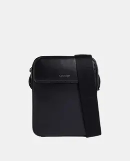 Мужская поясная сумка с монограммой Calvin Klein, черный 8721107412726 | negro