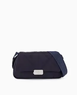 Женская сумка из стеганого нейлона с регулируемой ручкой Emporio Armani, тёмно-синий 8059659931380 | azul marino
