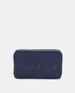 Мужская мини-сумка для туалетных принадлежностей на молнии Guess, синий 7620837300819 | azul