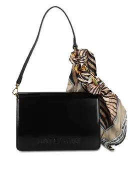 Just Cavalli embossed-logo shoulder bag 29565680