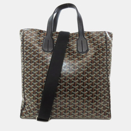 Goyard Brown Coated Canvas Voltaire Tote Bag 1128511