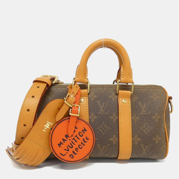Louis Vuitton Brown Monogram Canvas Dust Keepall Bandouliere 25 Boston Bag 1128526