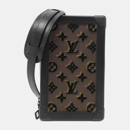 Louis Vuitton Black Monogram Tuftage Canvas Vertical Soft Trunk Shoulder Bag 1128538