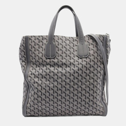 Goyard Grey Canvas and Leather Sac Voltaire Tote Bag 1128552