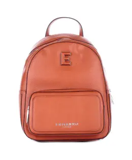 Рюкзак на молнии спереди с логотипом Ermanno Scervino, коричневый 12401729tan | braun