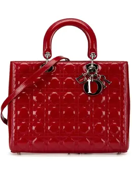 Christian Dior 2012 Large Patent Cannage Lady Dior satchel 29636824