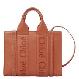 Chloe Small Woody Logo Tote Bag chc23us397i60848