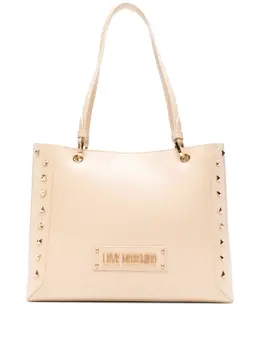 Love Moschino logo-plaque tote bag 29456289