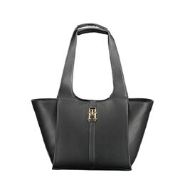 Черная полиэтиленовая женская сумка Tommy Hilfiger 0012021063 | black