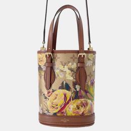 Louis Vuitton Gold Metallic Monogram LV Garden Nano Bucket Bag 1127882