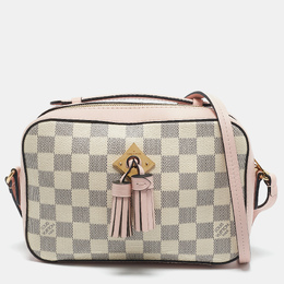 Louis Vuitton Pink Damier Azur Canvas Saintonge Bag 1130023