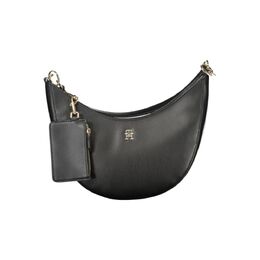 Черная полиэтиленовая женская сумка Tommy Hilfiger 0014777523 | black