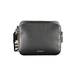 Черная кожаная женская сумка Coccinelle 0012278496 | black