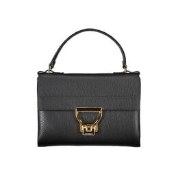 Черная кожаная женская сумка Coccinelle 0012280110 | black