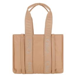 Chloe Woody Logo Medium Tote Bag chc23ws383l416k7
