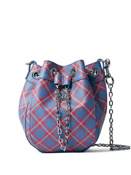 Vivienne Westwood tartan-check bucket bag 28458592