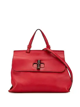 Gucci 2000-2015 Medium Leather Bamboo Daily satchel 29695154