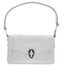 Bvlgari East-West Leather Serpenti Forever Shoulder Bag 292104