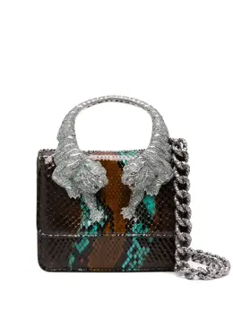 Roberto Cavalli small Roar crystal-embellished bag 21357097