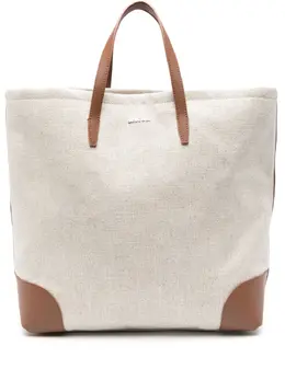 Kiton logo-lettering tote bag 29441395