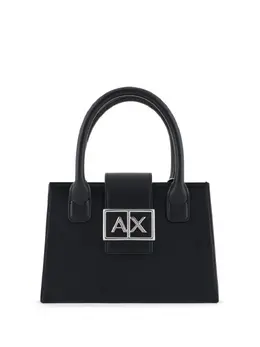 Armani Exchange logo-appliqué tote bag 29628155