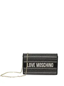 Сумка через плечо с вышитым логотипом Love Moschino, черный 29629468 | черный